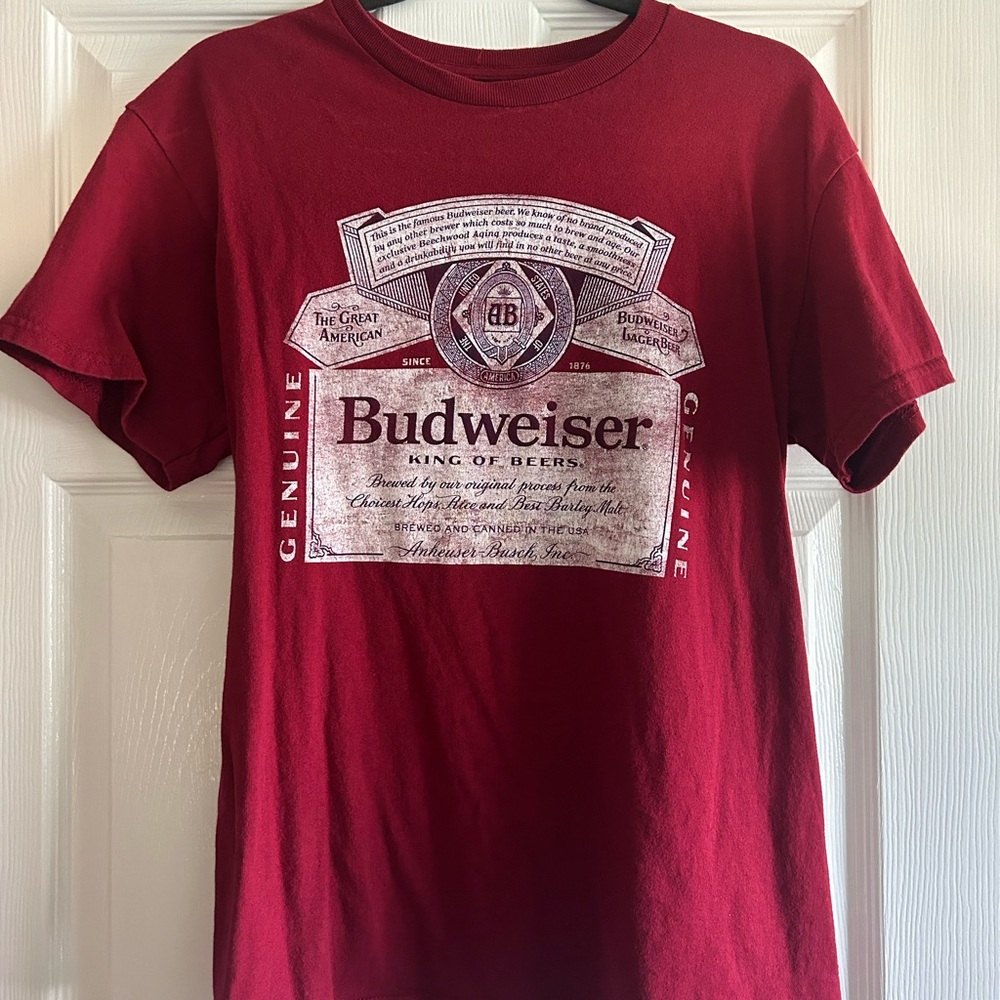 Budweiser T-shirt. Medium.